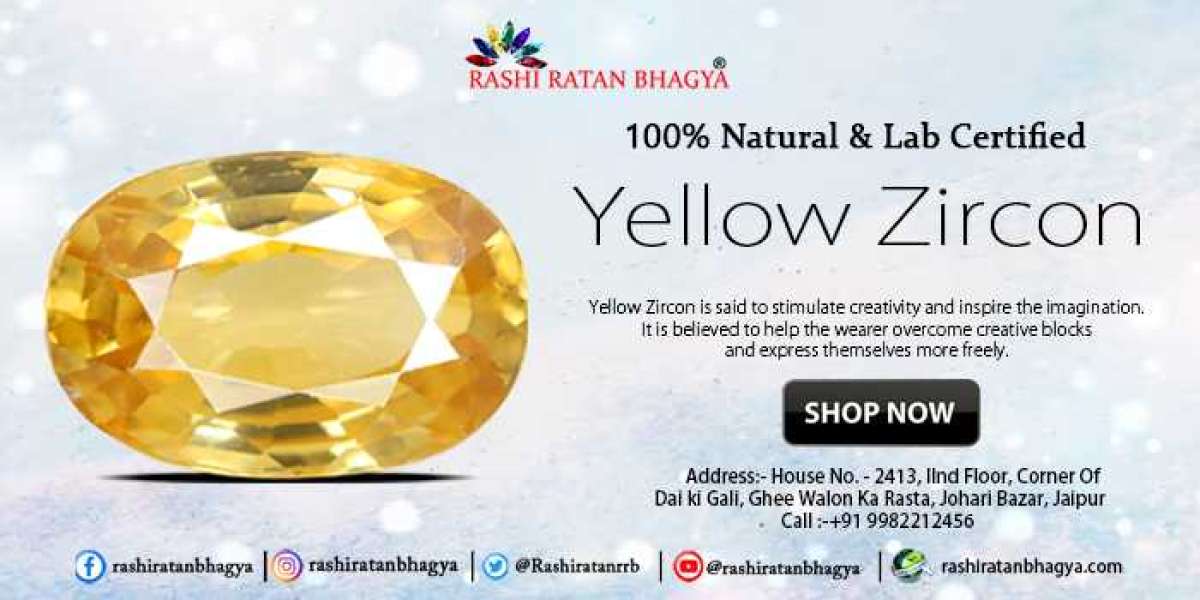 Get Certified Yellow Zircon Stone Online at Best Price