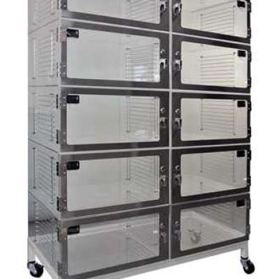 10 Door Cleatech Desiccator Cabinet, ESD Safe PVC Transparent, 48W” x 24D” x 60H” Profile Picture