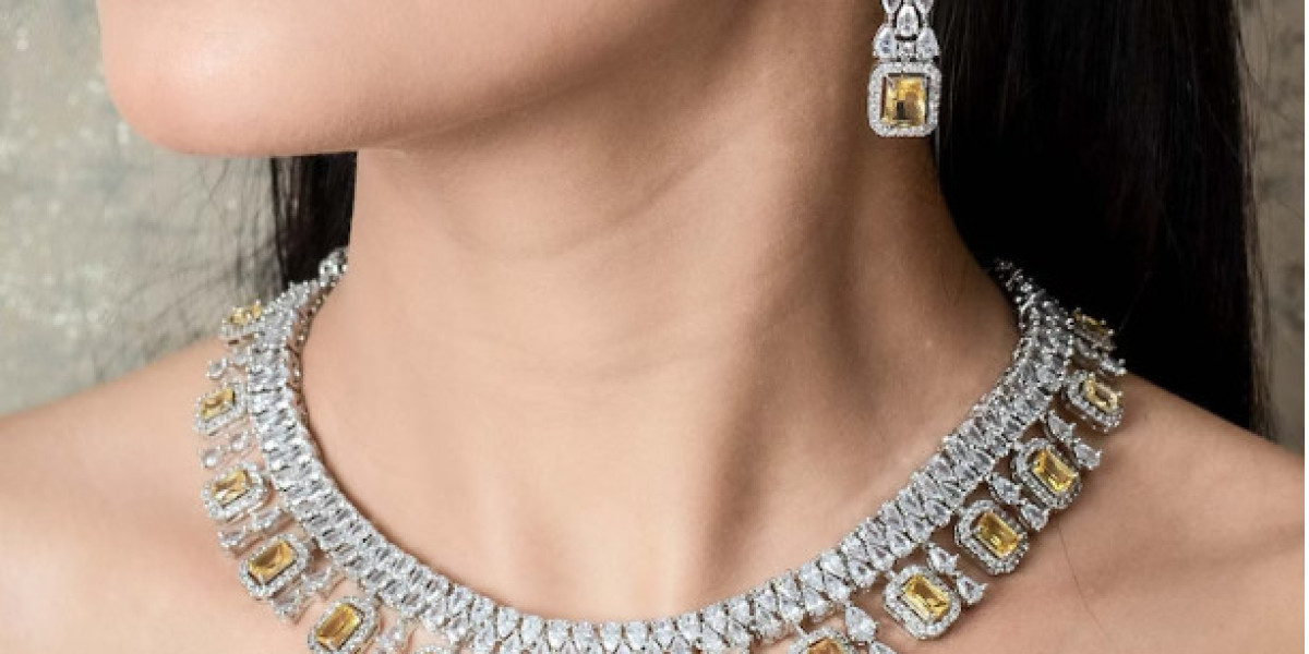 Buy Yellow Diamond Necklace from SapphireArtTreasure