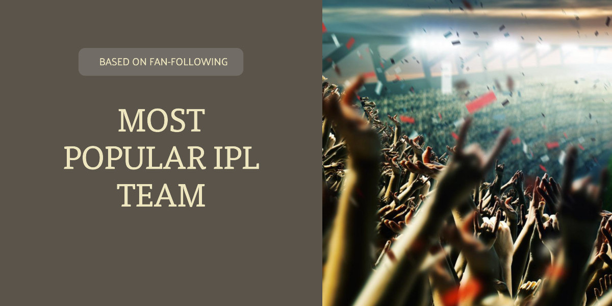 IPL Team With The Most Fan-Following Fan Base [Till Now]
