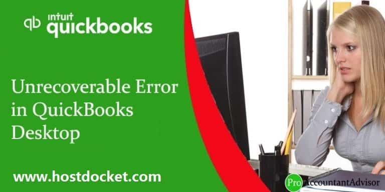 Fix QuickBooks Unrecoverable Error (General Troubleshooting)