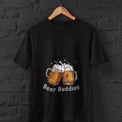 OyeBonge Beer buddies round neck comfortable t-shirt for beer friends Profile Picture