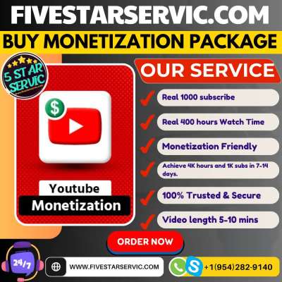 Buy YouTube Monetization Package Profile Picture