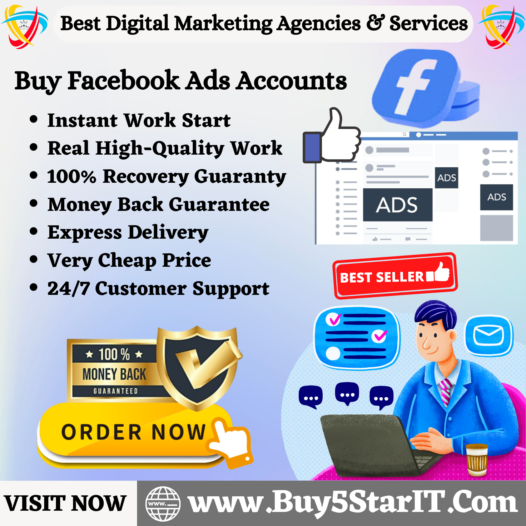 Buy Facebook Ads Accounts - 100% Safe & Documents Verified..