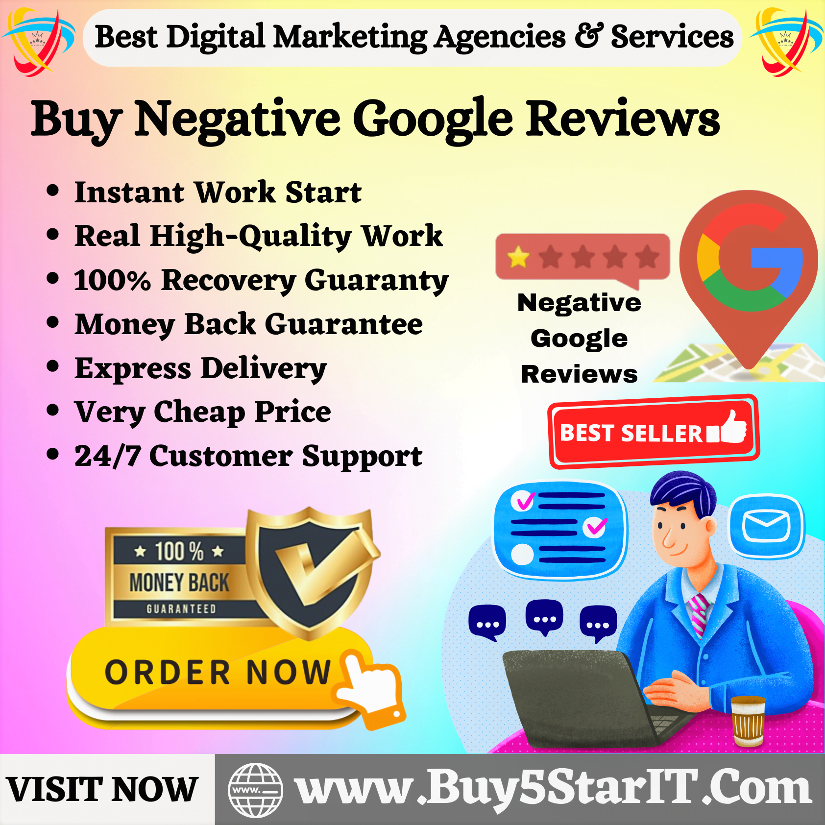Buy Negative Google Reviews - 1 Star, Fake, Bad Google ...
