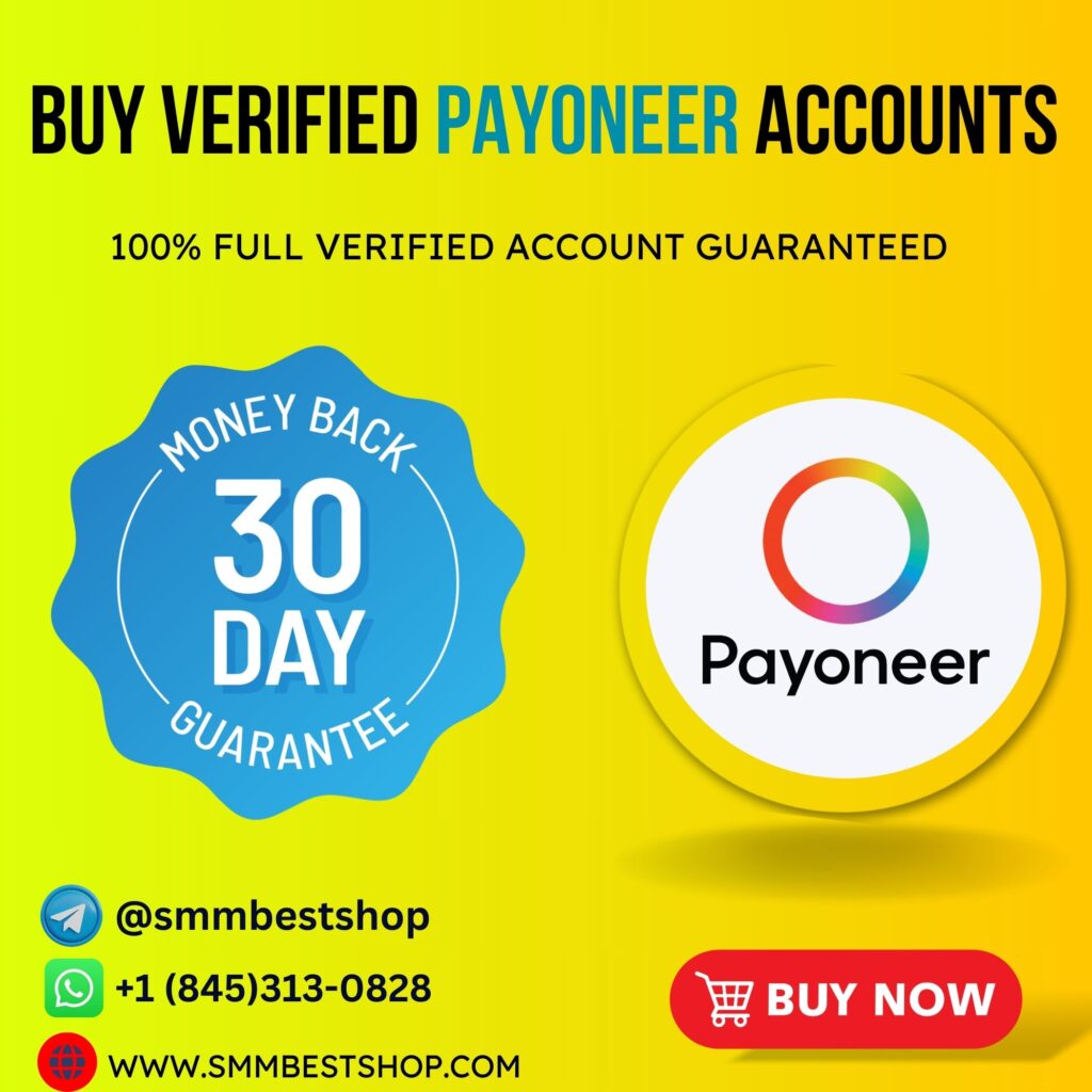 Buy Verified Payoneer Accounts - 100% Safe With Documents