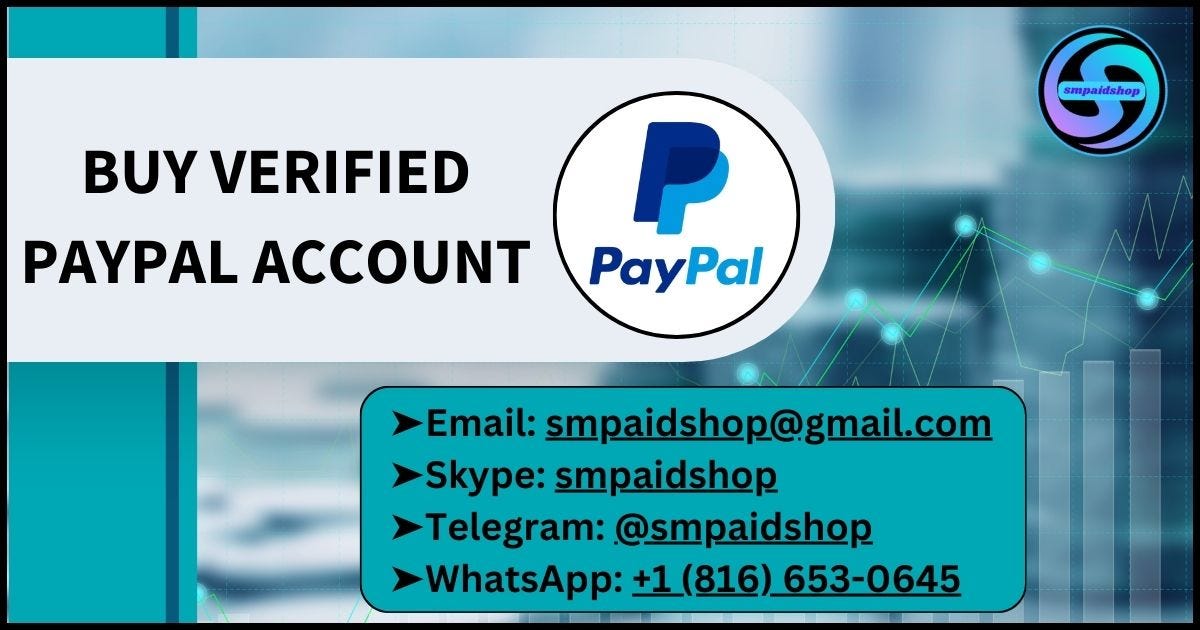 Buy Verified PayPal Account — smpaidshop | by Smpaidshop - Alison Veng | Dec, 2023 | Medium