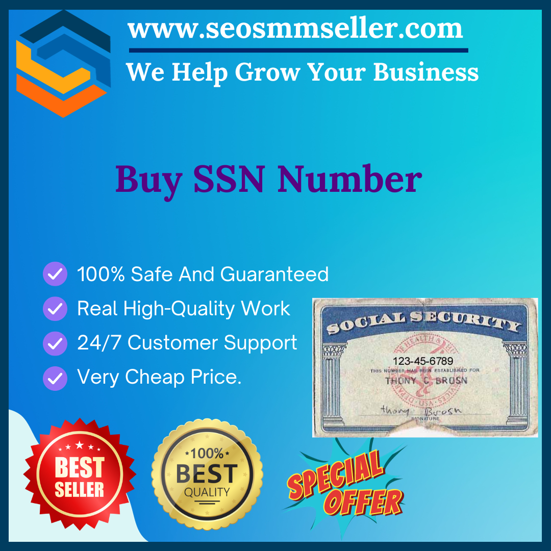 Buy SSN Number - 100% Genuine Social Security Number