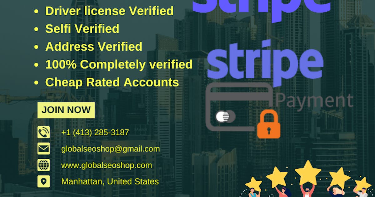 Buy Verified Stripe Account From GLobalSeoShop