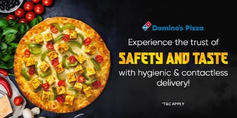 Domino’s Coupon Codes & Offers | FLAT 50% OFF on ? Today