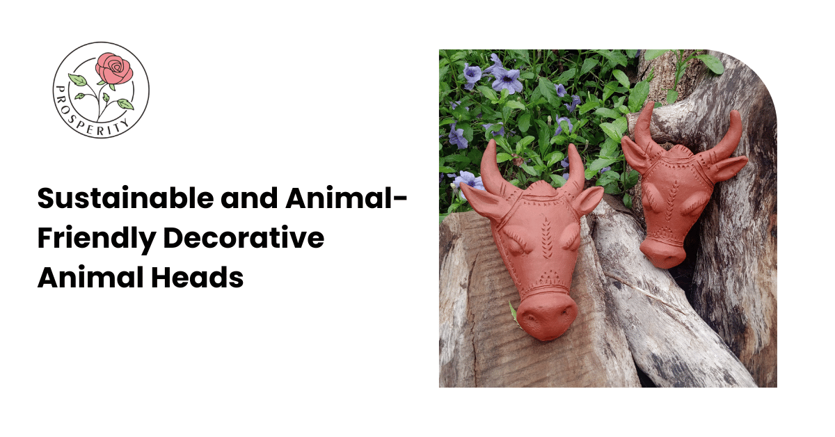 Sustainable and Animal-Friendly Decorative Animal Heads  – Prosperitymirra
