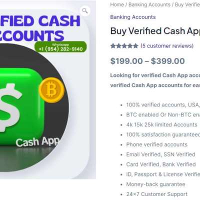 Buy Verified Cash App Accounts New And Old Profile Picture