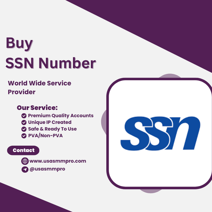 Buy SSN Number - USASMMPRO
