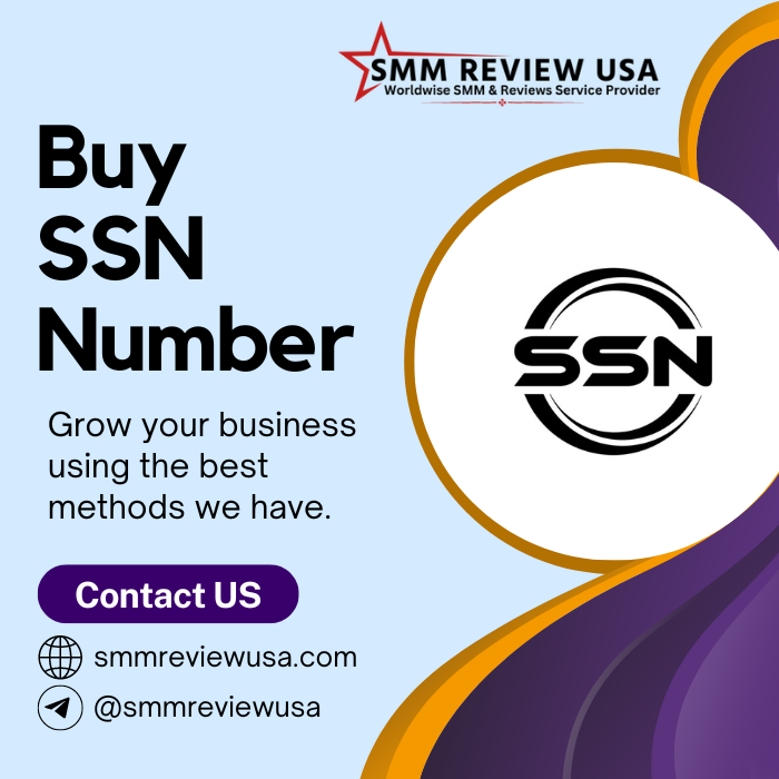 Buy SSN Number - Best 100% Real & Valid Social Security Number