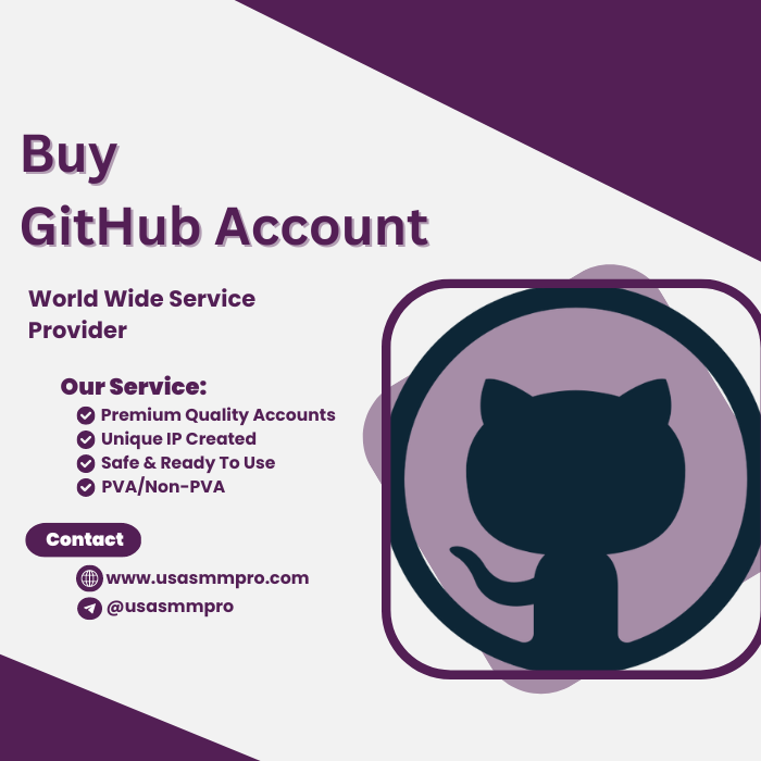 Buy GitHub Account - USASMMPRO