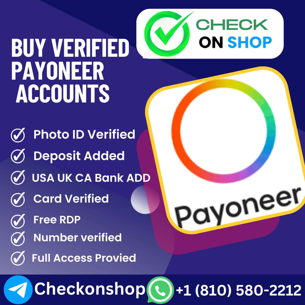 Buy Verified Payoneer Accounts - 100% Full Verified Product