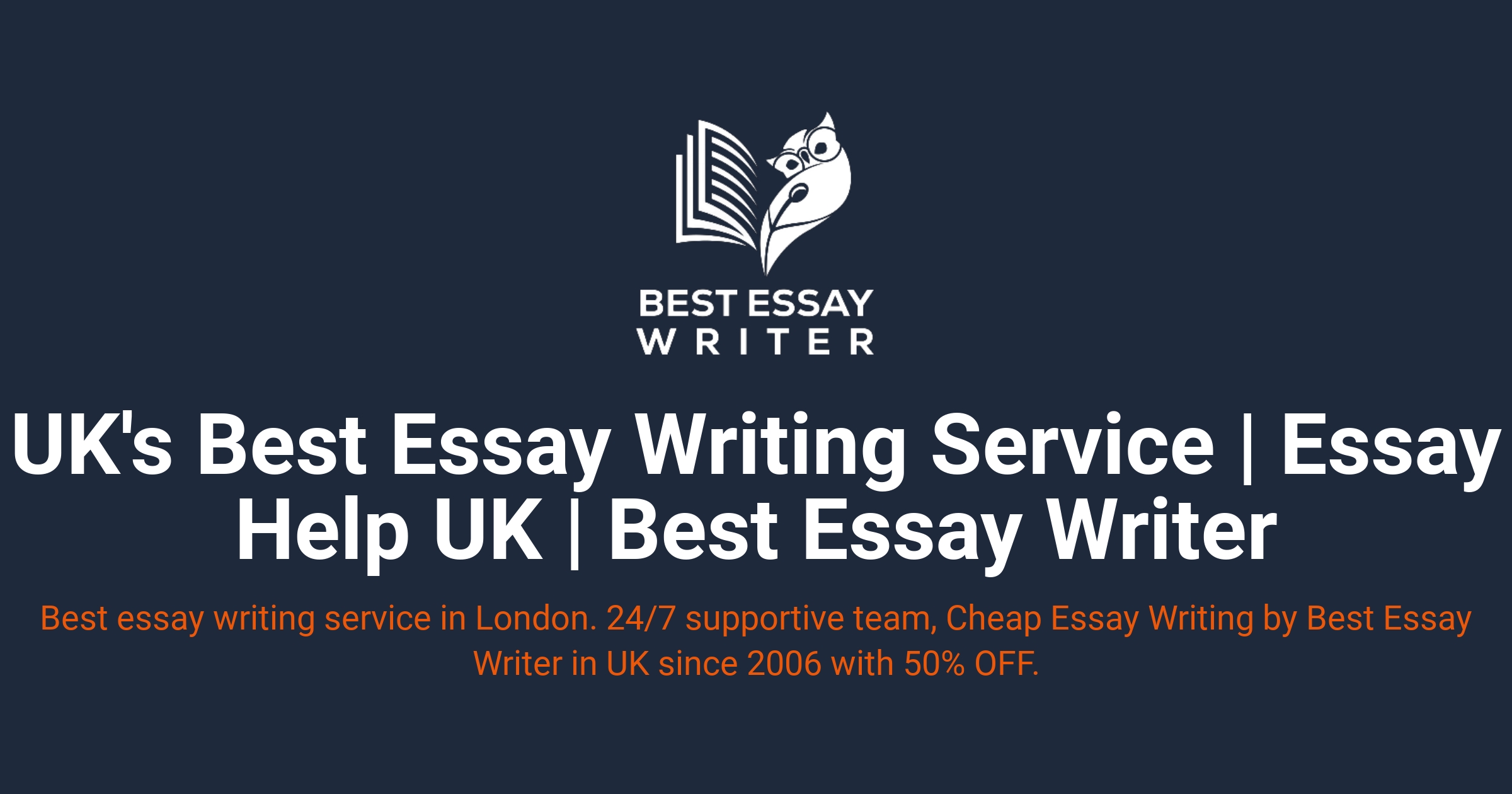 UK's Best Essay Writing Service | Essay Help UK | Best Essay Writer